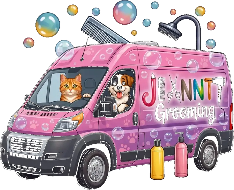 Ilustración de la van de Jeanntt